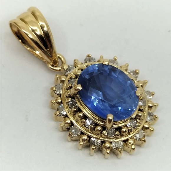 Jewelry Pendant Head Sapphire Yellow Gold 1842909 - Picture 6 of 13